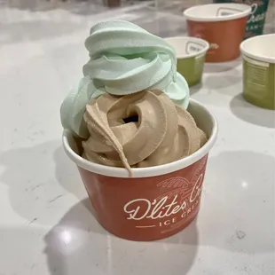 White Chocolate Pistachio and Kahlua in a Medium Cup