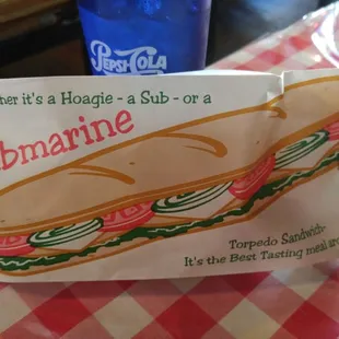 You can't finish your cheesesteak. No problem, they have wrappers for it to take home.