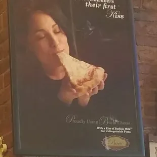 This poster hanging up is kind of amusing.