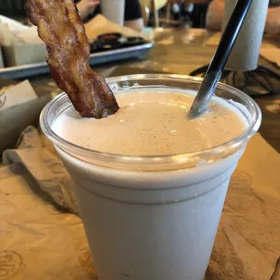 Chocolate Gelato Bourbon milk shake