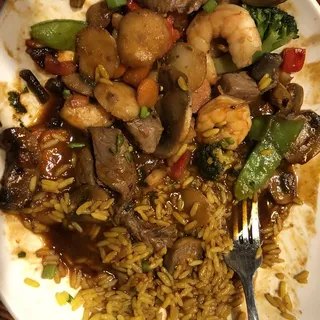 Steak & Shrimp Stir Fry