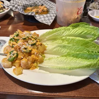 Asian Seared Shrimp Wrap