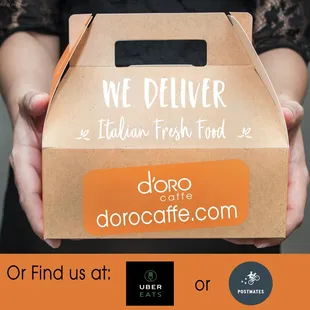 We deliver: dorocaffe.com | UberEats | Postmates