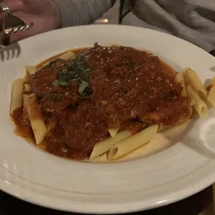 Veal Pizzaiola over penne