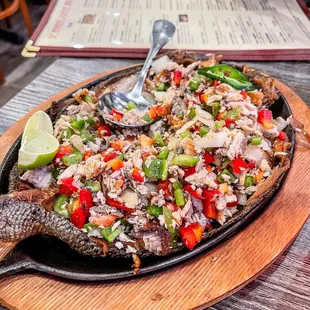 Sizzling Bangus Sisig