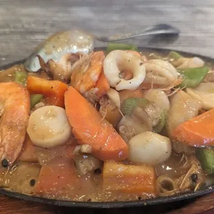 Sizzling Seafood