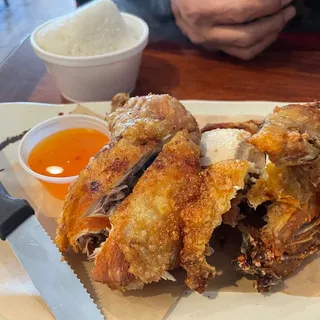 1/2 Crispy Fried Chicken Plate Special