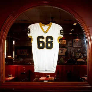 D. Rowe&apos;s Restaurant &amp; Bar Mizzou football lineman David Rowe&apos;s Jersey
