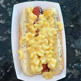 Mac and Cheese Dogs