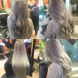 Gabys work .. she always forgets the before , this is after 7 visits of removing red