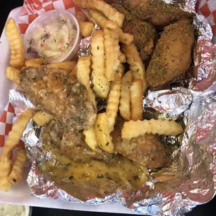 3 pc lemon pepper and 3 pc Garlic Parmesan