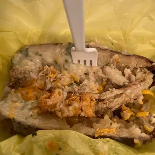 Food was not good shrimps we're overcooked potato was cold before they made it is was horrible