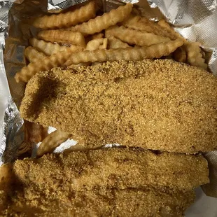 Fish over fried, fries were as well better off frying your own