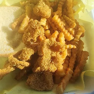 Catfish nuggets basket