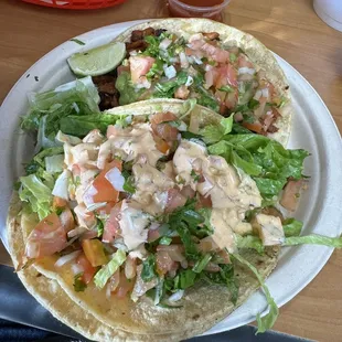 Fish Taco Plate