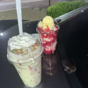 Fresas con crema &amp; la dulce vida