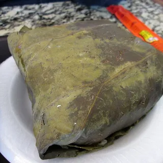 23. Sticky Rice with Chicken in Lotus Leaf