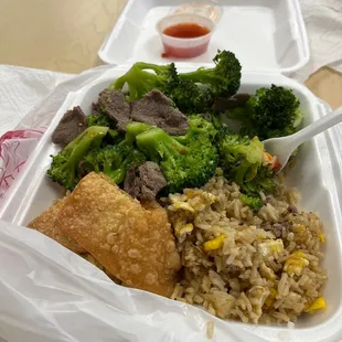 very dry  but broccoli is ok, not getting this again