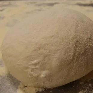 Fresh dough made from scratch each and every day.