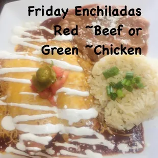 Friday enchiladas