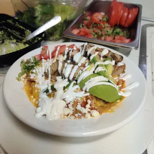 Chilaquiles rojos