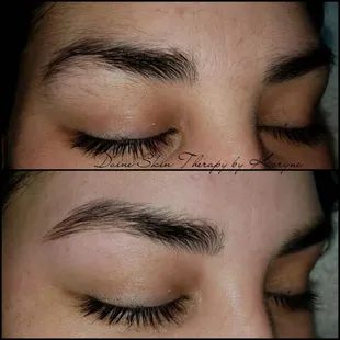 Brow wax no redness or irritation for my client.