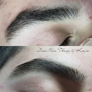 Brow clean up &amp; trim.