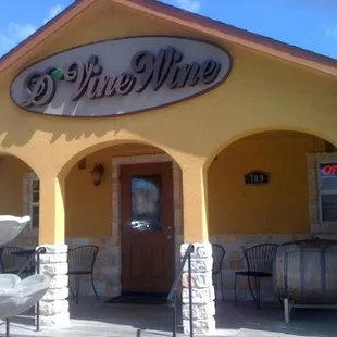 the front entrance of the winery