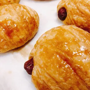 Croissant sausage rolls