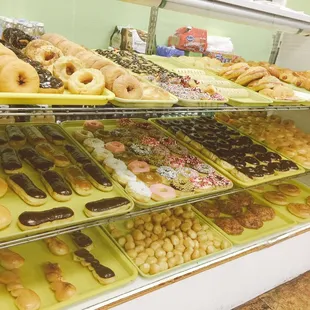 a variety of doughnuts