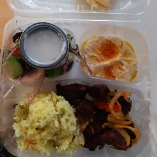 Mediterranean beef plate