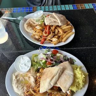 chicken kebab plates