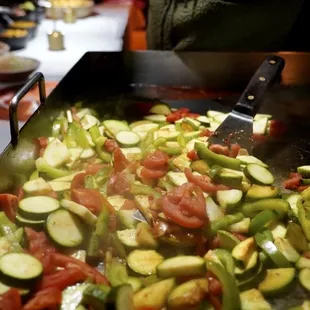 Grilled veggies