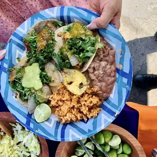 A plate full of flavor!