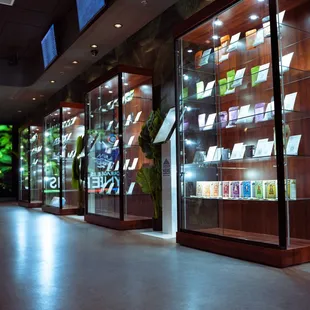 D2 Dispensary Cannabis Destination + Drive Thru&apos;s stunning product displays