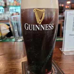 a pint of guinness