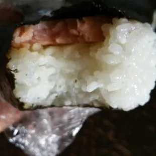 Decent slice of spam. At first I thought their spam slices were going to be eyebrow thin.