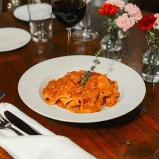 Pappardelle, sweet sausage ragout, truffle oil