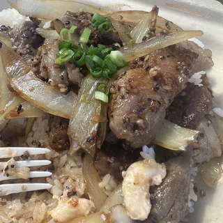 Chopped Steak w/ Caramelized Onions