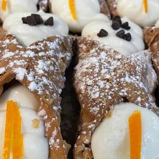 a close up of a pastry