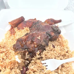 Jerk Boneless Chicken Lunch