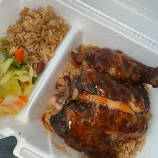 Jerk Jerk Bone In Chicken Lunch