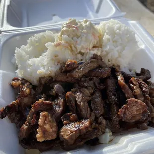 Beef teriyaki plate
