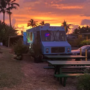 Kahuku truck sunset