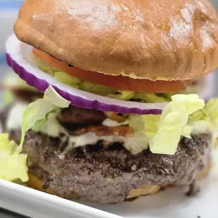 Black and Blue Burger