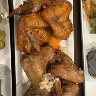 Hot Honey Bourbon Wings