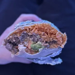 Carne asada burrito