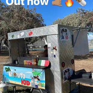 The burrito cart at Geiger