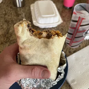 Spicy Carne Asada Burrito