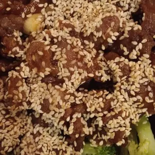 Sesame beef